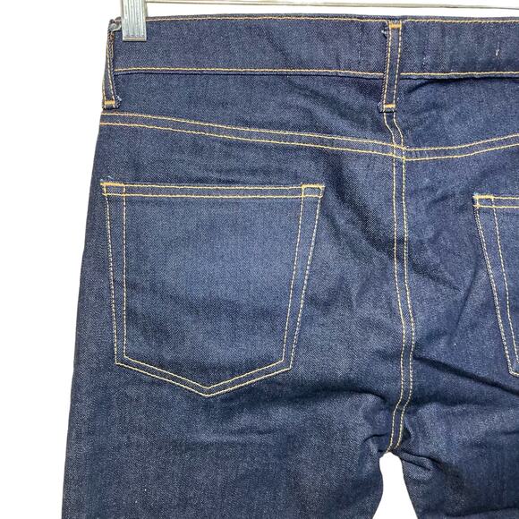 Topman Stretch Skinny Jeans Men's Button Fly Dark Wash 32X29 Short Inseam Denim - Picture 14 of 15